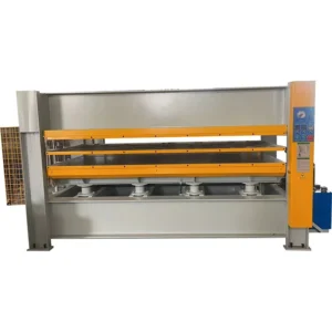 Hot Isostatic Press Short Cycle Melamine Laminating Hydraulic Hot Press Machine Accurate Temperature Control 3 Piece Hot Plates