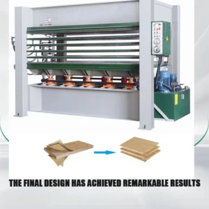 Hot Press Machine for Wood Panels and Door Skin Suitable for Both Veneer Drying and Color Decoration