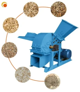 Hot Selling SUNSHINE Dry and Wet Use Wood Chipper Industrial Wood Crusher for Sale