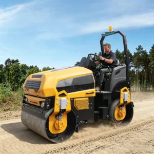 Hydraulic 3 Ton Water Cooled Diesel Engine Ride on Road Roller Compactor