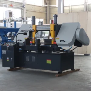 Hydraulic Band Saw GHZ4240 Semi Automatic Cutting Machine with Adjustable Angle Motor & Engine for Metal & Solid Bars