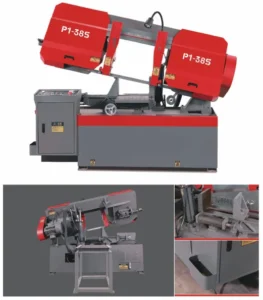 Hydraulic Band Saw Metal Cutting Big Capacity Band Sawing Machine 4.0Kw Motor P1 28 38S