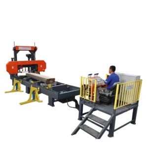 Hydraulic Cutting Wood Machine Horizontal Band Sawmill