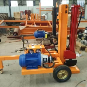 Hydraulic Diesel Chopping Machine Vertical Horizontal Log Chopping Machine Wood Chopping Machine With Log Lifter