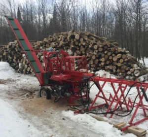 Hydraulic Log Splitter 37hp Gasoline Engine 45T 600mm Max Diameter EPA Approved Forestry Machinery