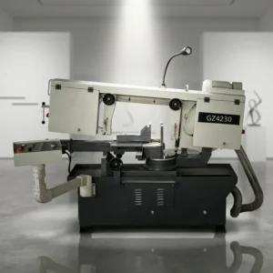 Hydraulic Semi Automatic Scissor Type Metal Band Saw Horizontal Steel Bar Pipe Cutting Band Saw Machine