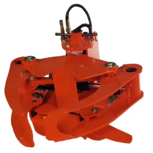 Hydraulic Timber Claws Wood Cutting Tree Shear Mechanical Wood Log Grapple Excavator Attachment 1100KG Load 740MM Opening