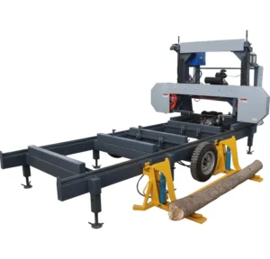 Hydraulic Wood Portable Saw Machines Mobile Wood Cutting Saw Machine for Hardwood Sawing with Diesel Power