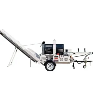 Hydraulic Wood Processing Machine 20 Ton Gasoline Firewood Processor Log Processor