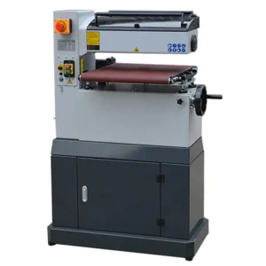 Industrial 36in Width Polishing Open Design Workshop Solid Surface Woodworking Drum Sander with Motor 1.5kW 240V for Wood