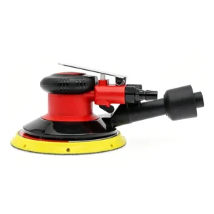 Industrial 6” Inch 15hole17hole Pneumatic Air Orbital Disc Sander with Piston Motor Self Vacuum Dust Collection for Metalworking