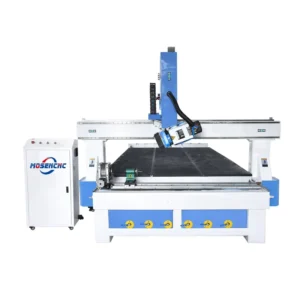 Industrial 9KW 5 Axis ATC CNC Router Machine Swiveling Spindle Head Rotary Axis for 3D Engraving Cutting Wood
