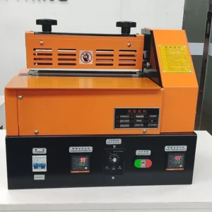 Industrial Automatic EVA PU Adhesive Coater 300mm Roller Coating Machine 1 Year Warranty for Packaging Insoles Sponge Auto Case