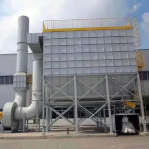 Industrial Bag Dust Collector With Motor for Manufacturing Plant for Grinding and Screening Dust Collection