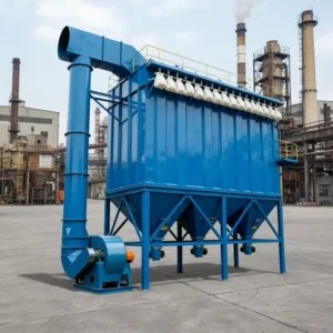 Industrial Bag Dust Collector for Central Dust Extraction Systems for Manufacturing Plants and Suspended Dust Collection