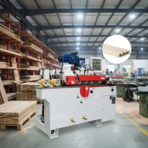Industrial CNC Dovetail Tenoner Wood Stick Rod Production Line with Motor 15kW Power for Lumber Planks