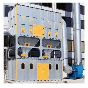 Industrial Central Air Filtration System Pulse Jet Clean Cartridge Dust Collector Equipment