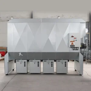 Industrial Central Dust Collector System Galvanized Steel Construction High Efficiency Filter Bags 99% 99.9% 15HP