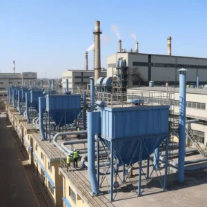 Industrial Central Dust Collector System Woodworking Baghouse Filter Sawdust Recycling Furniture Factory Dust Removal Equipment