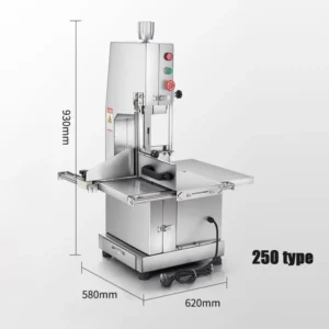 Industrial Commercial Table Electric Fish Pork Beef Frozen Meat Beef Ribs Band Saw Cutting Machine