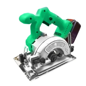 Industrial Cordless Cutting Machine Adjustable Depth Wood Metal Saw with 2 Batteries