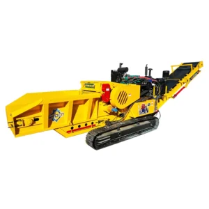 Industrial Crawler Type Wood Chipper With Diesel Engine Wood Crusher