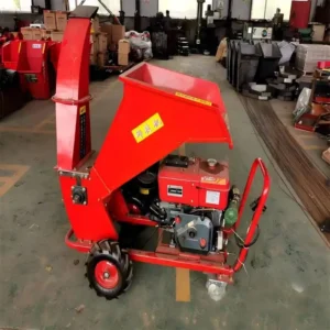 Industrial Diesel Wood Crusher Machine Heavy Duty Wood Chipper for Large Volume Corn Stalks and Tree Branches