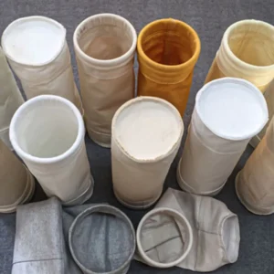 Industrial Dust Collector Bag with Pleated Fabric 550g High Dust Filtration Efficiency Specially Designed for Steel Industry