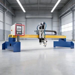 Industrial Gantry CNC Flame Plasma Cutting Machine High Efficiency Dual Purpose Metal Cutting Equipment