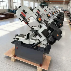 Industrial Grade BS 712 Horizontal Metal Band Saw Machine 7 inch Movable 45 Degree Oblique Cutting