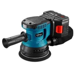 Industrial Grade Speed Polishing Machine Cordless Brushless Random Orbit Sander with Battery Power Source Storage Bag Included