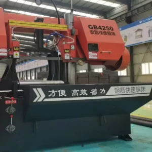 Industrial High-Accuracy TS4250 Horizontal Band Saw Machine Gear Hydraulic Tension 4.0Kw Motor Steel Bar