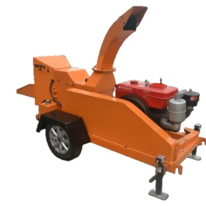 Industrial Large Capacity Wood Chipper Mobile Wood Crusher Diesel Powered