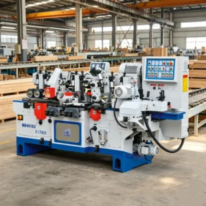 Industrial Motor Woodworking Four Sided Planer Thicknesser High Precision Automatic 4 Side Moulder Width High Productivity