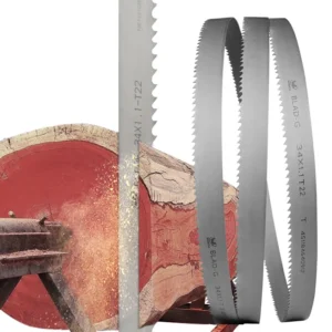 Industrial OEM 4010*34*1.1 T22 158in M42 Bimetal Band Saw Blades for Wood and Hardwood Cutting Sawmill