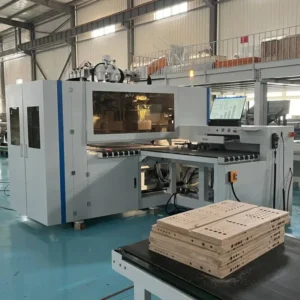 Industrial S6 CNC Six Sided Drilling Machine 5 Position Tool Changer High Titanium Drill Bits 4300x2800x2100mm Boring Machine