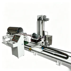 Industrial Stainless Steel Cylindrical Polishing Machine Motor Engine for Surface Grinding Water Tanks Food Pressure Vessels