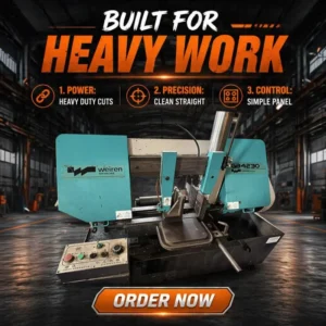 Industrial Used GB4220 Band Saw 200mm Cutting Diameter 600mm Working Length Metal Processing Equipment