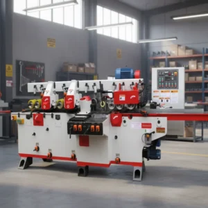 Industrial Wood Floor Moulder Machine Heavy Duty Woodworking 4 Sided Thicknesser Planner with Motorized High Productivity
