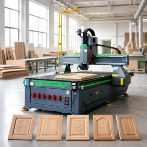 Industrial Woodworking Furniture Cabinet Door Panel MDF Plywood Acrylic Cutting Engraving Carving 1325 Router CNC Machine