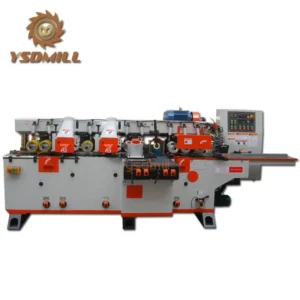 Industrial Woodworking Horizontal Four Side Planer Moulder with 6 Piece Spindle High Accuracy Circular Saw Option