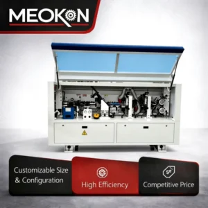 Industrial Woodworking Machinery Full Automatic Edge Banding Machine with Multi Function Trimming Buffing