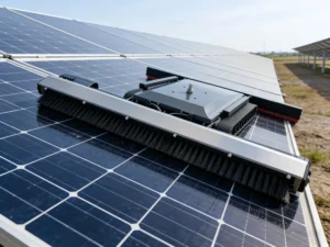 Intelligent Remote Control Solar Panel Cleaner Robot Crawler Type for Large Solar Farm