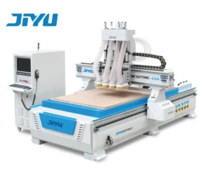 JIYU CH4 CNC Nesting Cutting Machine 4 Axis ATC CNC Router Machine for Wood Cabinet Furniture Making