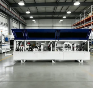 JSY700S Heavy Duty Full Automatic Edge Bander Woodworking Furniture Auto Corner PVC Edge Banding Rounding Machine