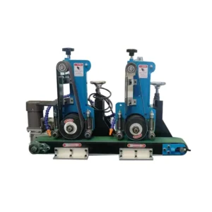 JTS-100 Small Electric Belt Grinder Flat Polishing Machine Deburring Stainless Steel Plate Wire Drawing Variable Frequency