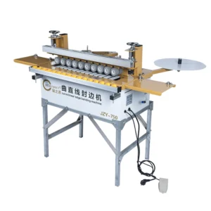 JZY Multi functional 750 Automatic Small Edge Banding Machine Precision Woodworking Furniture Edge Trimming Machine