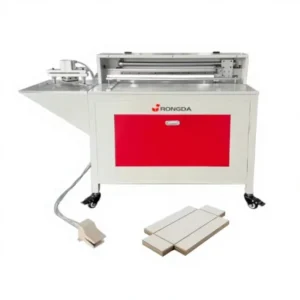 KC550A PLC Controlled Pneumatic Cardboard V Grooving Machine with Bearing Gear Engine and Motor for Grey Board MDF 220V