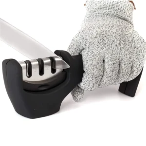 Kitchen Knife Accessories 3-Stage Knife Sharpener