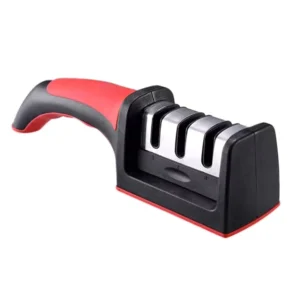 Kitchen Knife Accessories Professional Durable Sharpener 3 stage Manual Sharpener with ABS Handle
